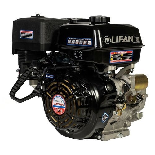 Бензиновый двигатель LIFAN 190FD-R, 15 л.с.