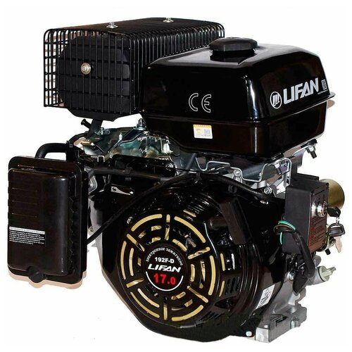Двигатель бензиновый Lifan 192FD электростартер (17 л. с, горизонтальный вал 25 мм)