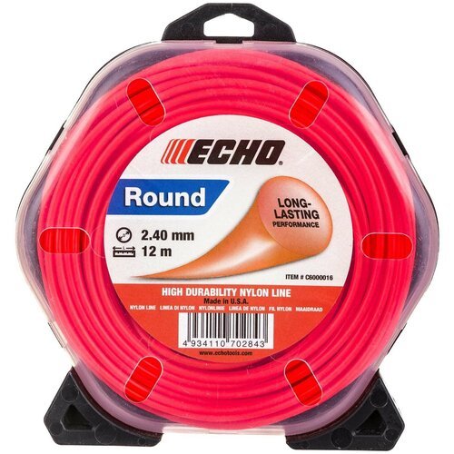Корд триммерный ECHO Round Line (2.4мм, 12м, круглый) 102142953