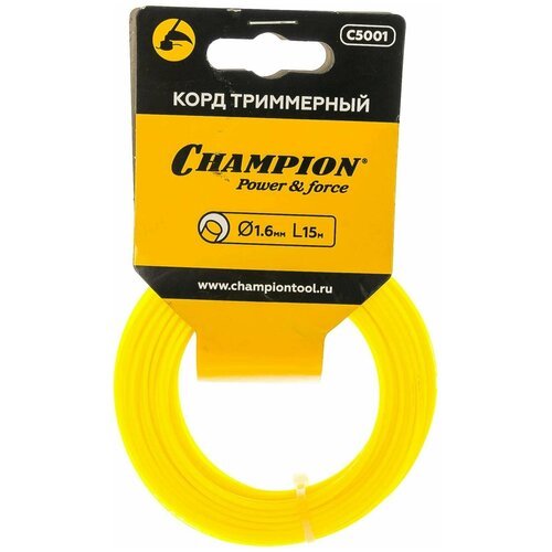 Корд триммерный Round (1.6 мм; 15 м; круглый) CHAMPION C5001