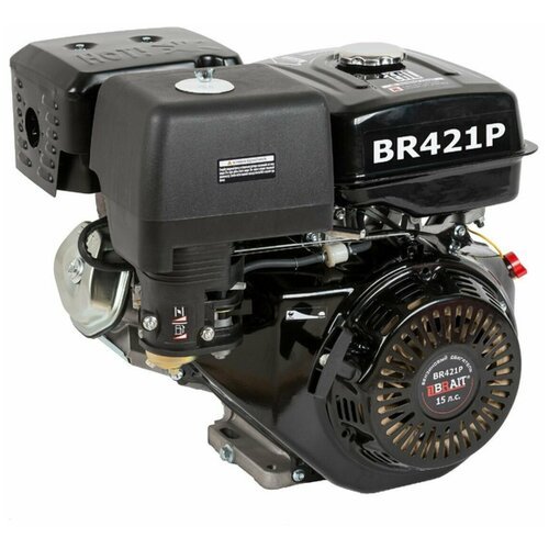 Двигатель на мотоблок Brait BR421 P (15л. с, 25 мм, ручной стартер)