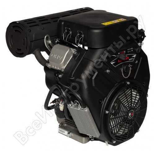Двигатель бензиновый Loncin LC2V90FD (E type) (35л. с, 999куб. см, V-образн, вал 28.575мм, электрический старт, катушка 20А, цилиндрический в/фильтр)