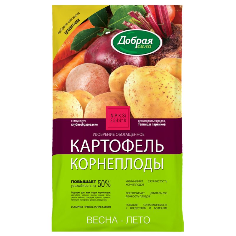 Удобрение Добрая сила Картофель-Корнеплоды, 0,9 кг
